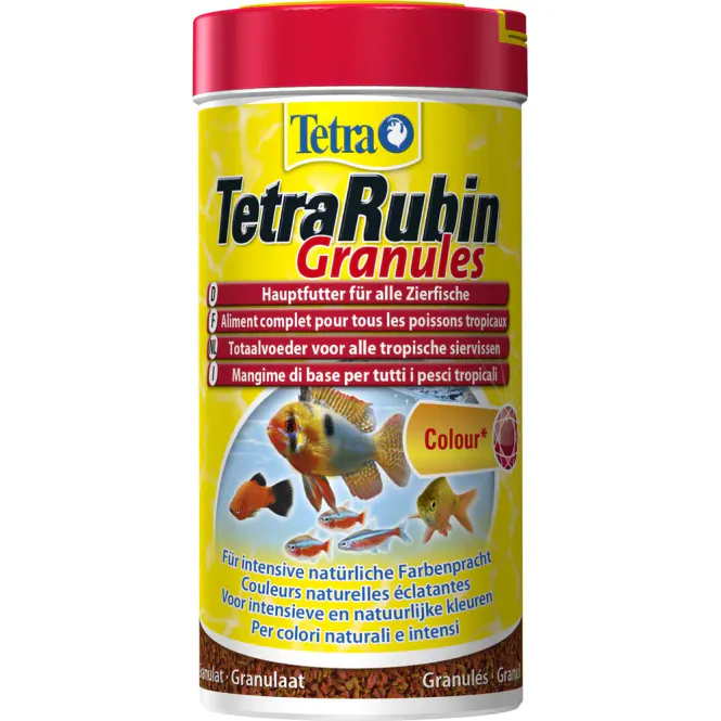 Hovedbilde TetraRubin Granulat 250 ml