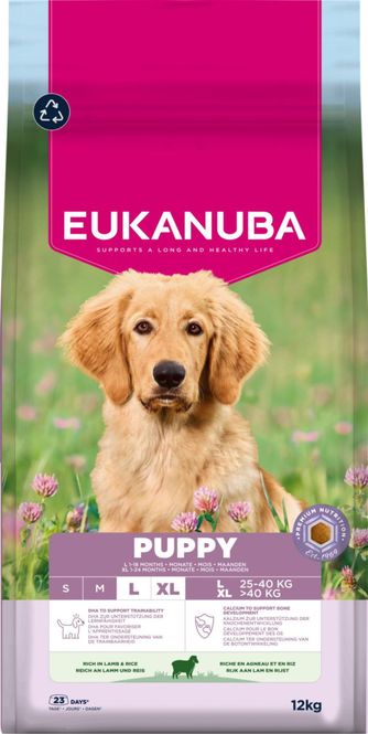 Hovedbilde EUKANUBA Hundefor Puppy Large Breed Lam & Ris ...