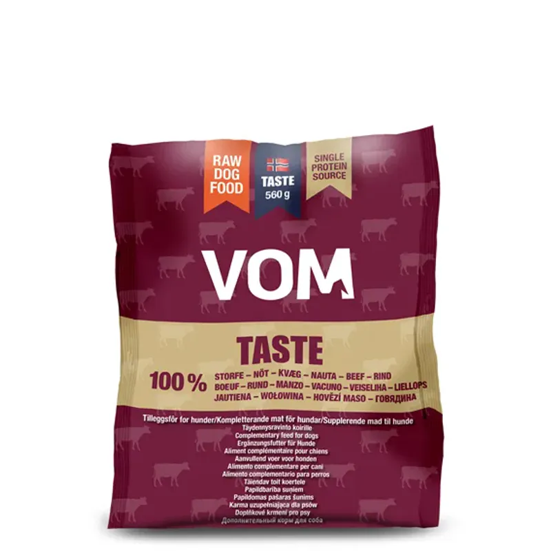 VOM TASTE storfe pose 560 gram