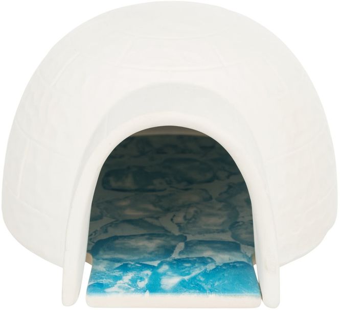 Hovedbilde Hamsterigloo i Keramikk Med Kjølematte 13x9x15 cm