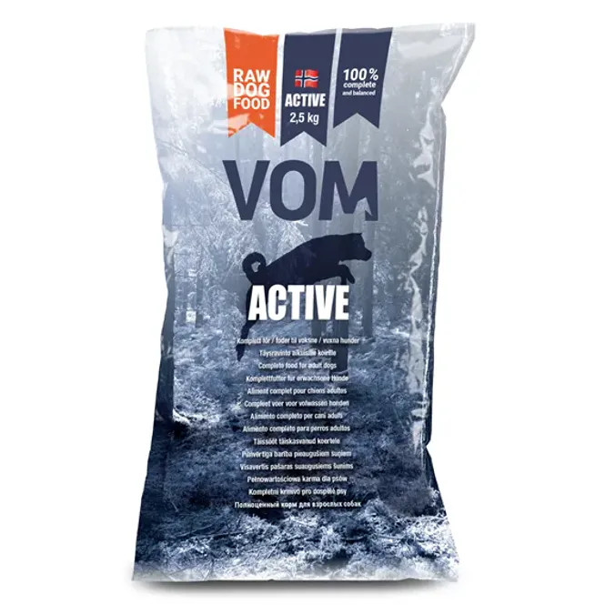 Hovedbilde VOM ACTIVE fullfôr pose 2,5 kg