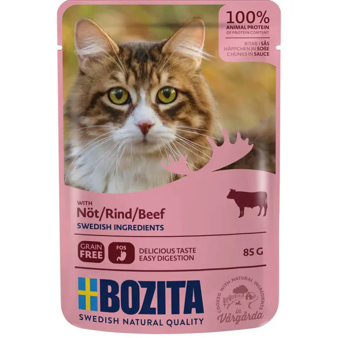 Hovedbilde Bozita Feline beef Saus 85g