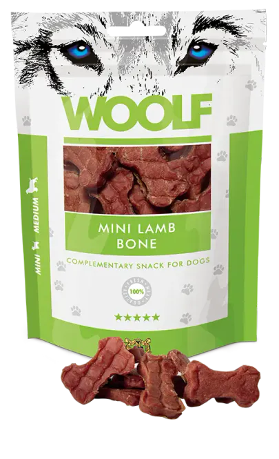 Hovedbilde Woolf Godbiter Lamb bone 100g