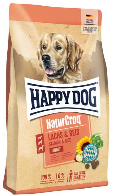 Hovedbilde Happy Dog Natur Croq Laks & Ris 11Kg
