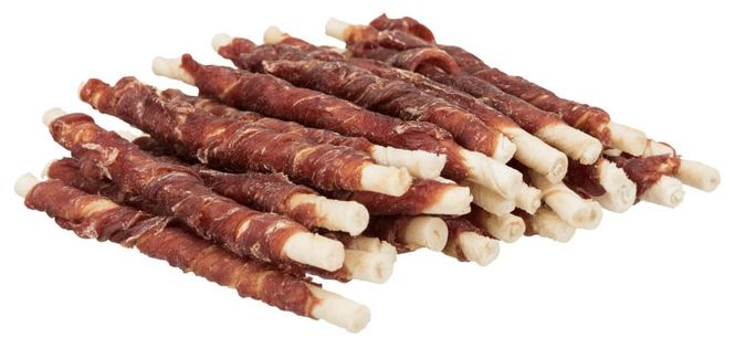Hovedbilde Tyggerull Natur M/Andefilè 30stk 12cm 240g