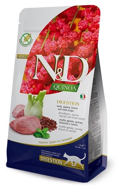 Hovedbilde FARMINA N&D Kattemat Lam Digestion Adult 1,5kg