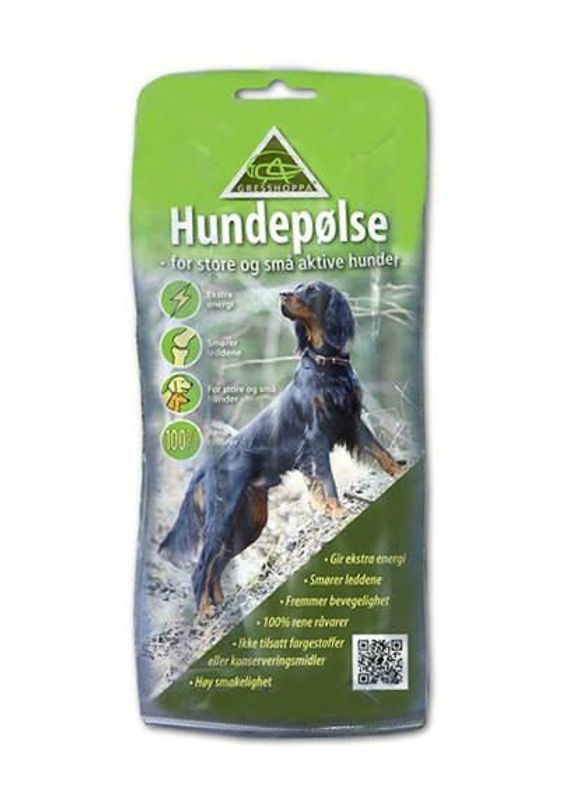 Gresshoppa Hundepølse Jakt 4x200g