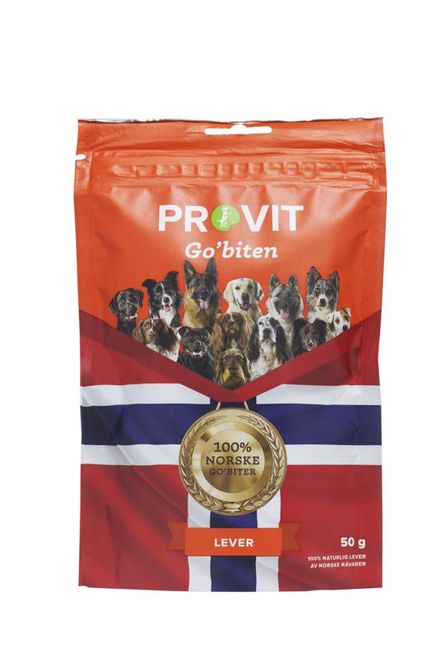 Hovedbilde PROVIT Godbiter Frysetørket Lever 50g