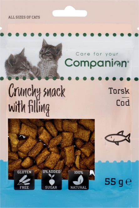Hovedbilde Companion Cat Crunchy Snack Cod