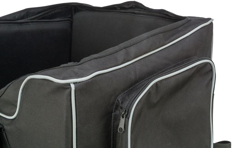 Bilsete Sort/Grå Polyester 56x37x36cm Max10kg