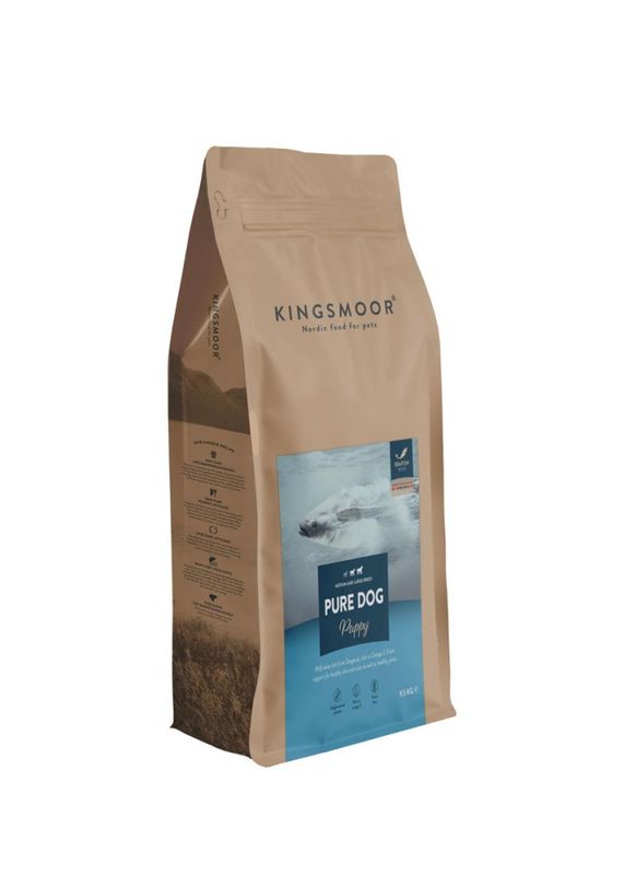Kingsmoor pure seafish puppy large dog 9,5 kg
