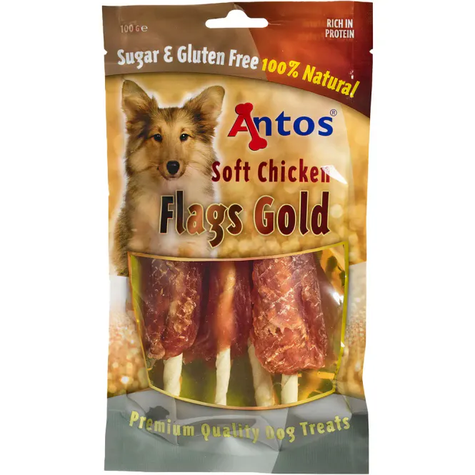 Hovedbilde Chicken Flags Gold 100g