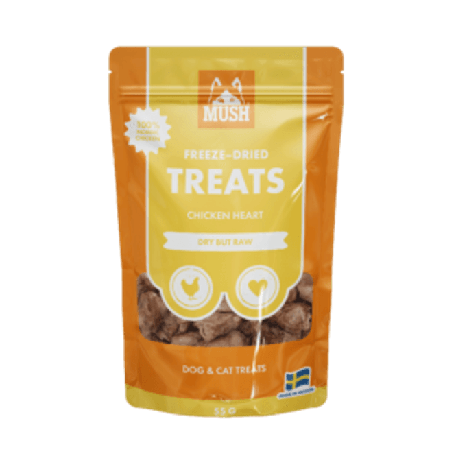 Hovedbilde Mush Freeze-Dried Kyllinghjerte 50g
