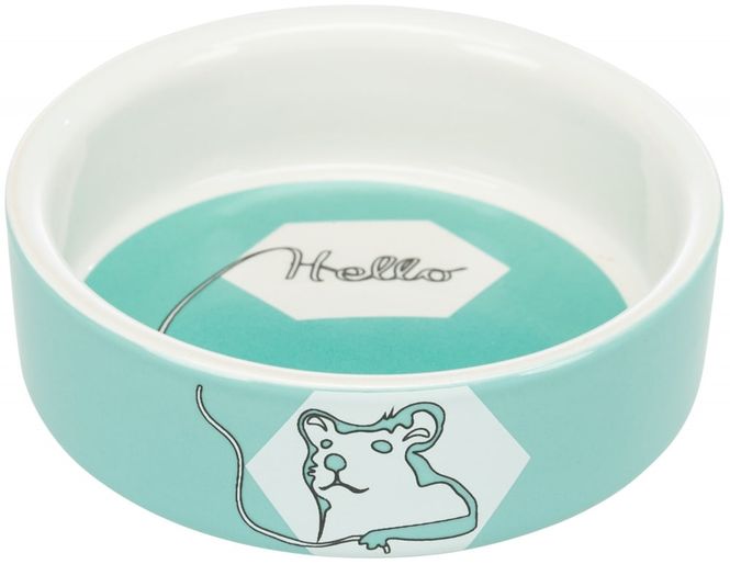 Hovedbilde Matskål Keramikk Hello Comic Hamster 90ml ø8cm