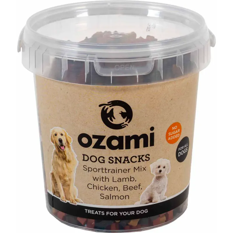 Ozami Dog Snack Sport Trainer Mix Bucket 500g