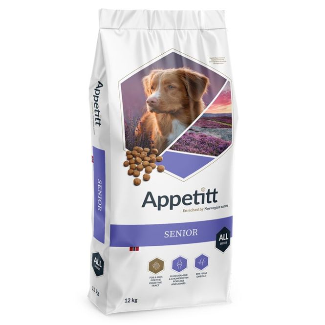 Hovedbilde Appetitt Hundefôr Senior 12 kg