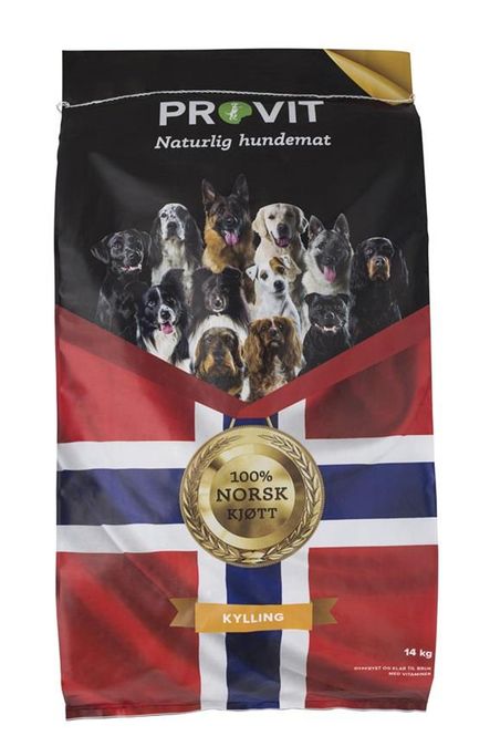 Hovedbilde PROVIT Frossent Kylling m/vitamin 14 kg