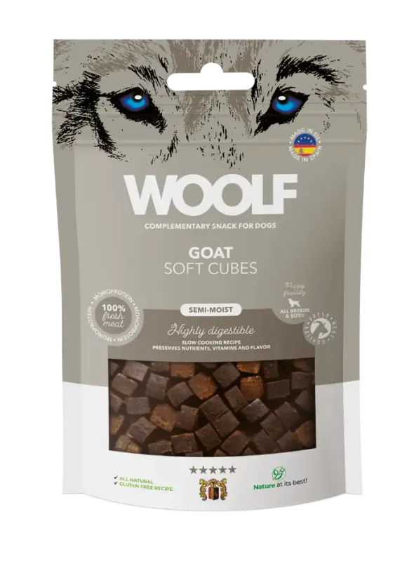 Woolf Godbiter Soft Cubes Goat 100g