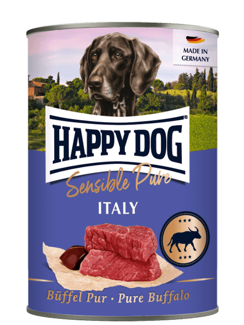 Hovedbilde Happy Dog Boksemat Sensible Pure Italy M/Bøffel ...