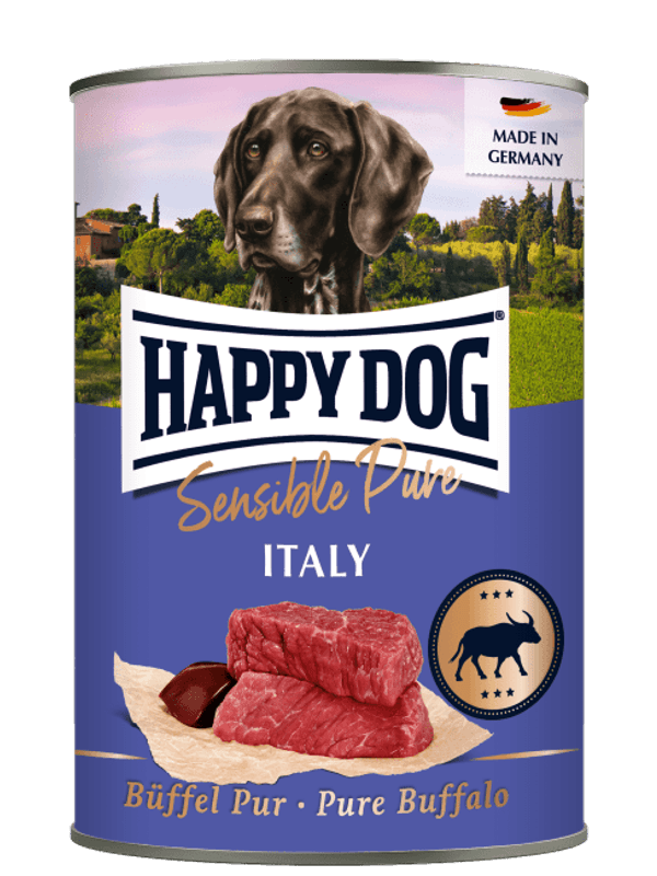 Happy Dog Boksemat Sensible Pure Italy M/Bøffel 400g