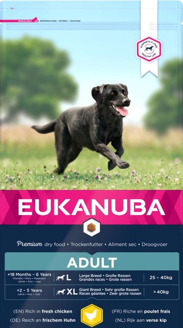 Hovedbilde EUKANUBA Hundefor Adult Large Breed kylling 15kg