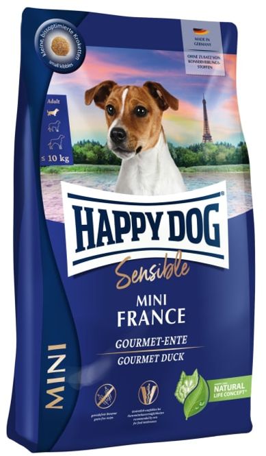 Hovedbilde Happy Dog Sensible Mini France 800g M/And og ...