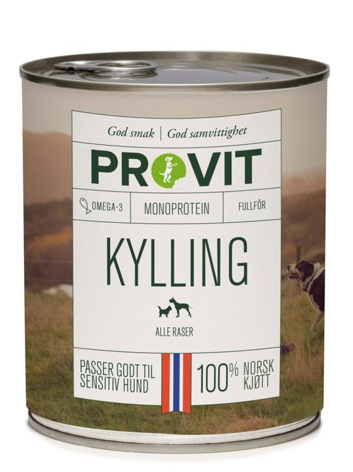 Hovedbilde PROVIT Boksemat Kylling 800g
