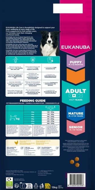 Hovedbilde EUKANUBA Hundefor Adult Medium Breed kylling 15kg