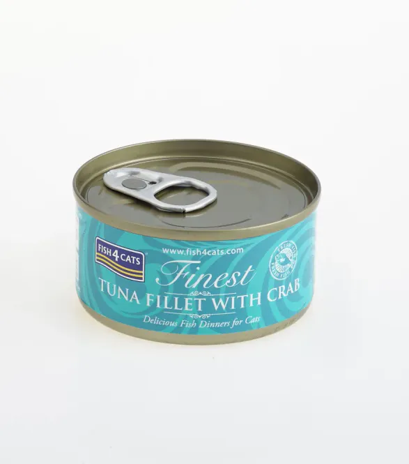 Hovedbilde F4C Cats Wet Tuna Crab 70 g