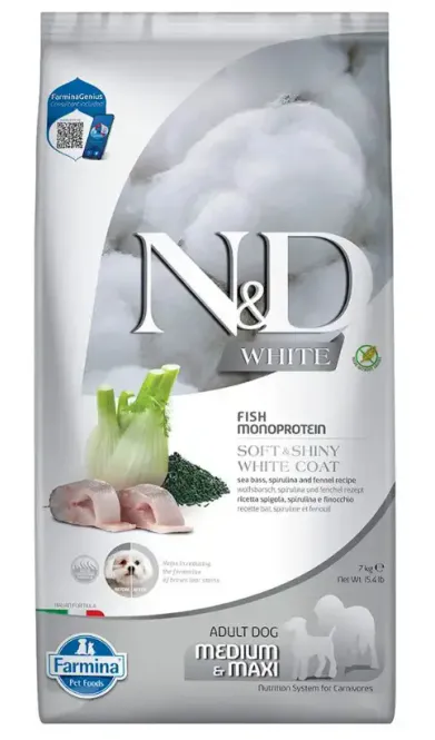 Hovedbilde FARMINA N&D White Sea Bass 7kg