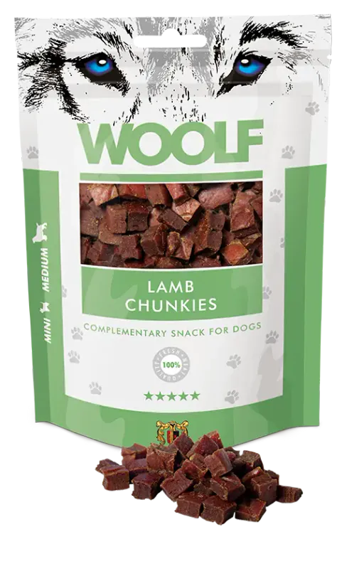 Woolf Godbiter Lamb chunkies 100g