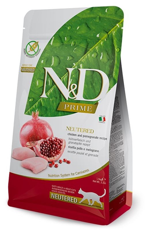 FARMINA N&D Kattemat Kylling og Granateple Sterilisert 1,5kg