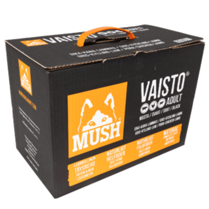 Mush Vaisto Svart 10kg