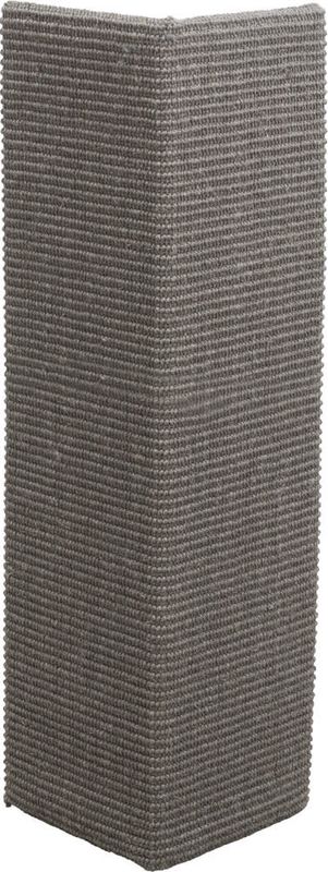 Klorebrett XXL Hjørne Sisal 38x75cm Grå