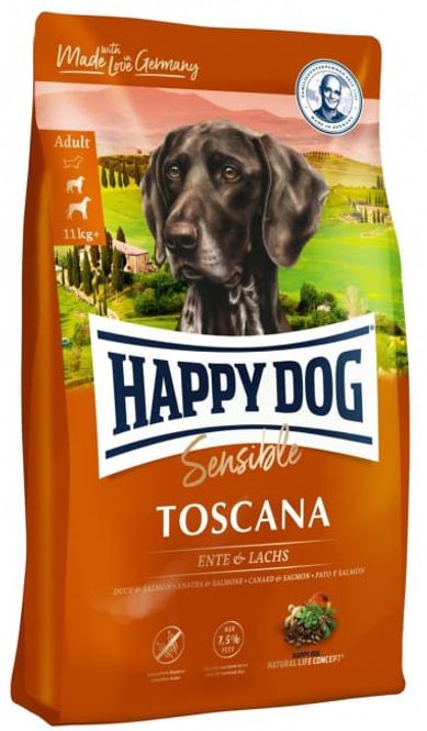 Hovedbilde Happy Dog Sensible Toscana 4Kg M/And & Laks