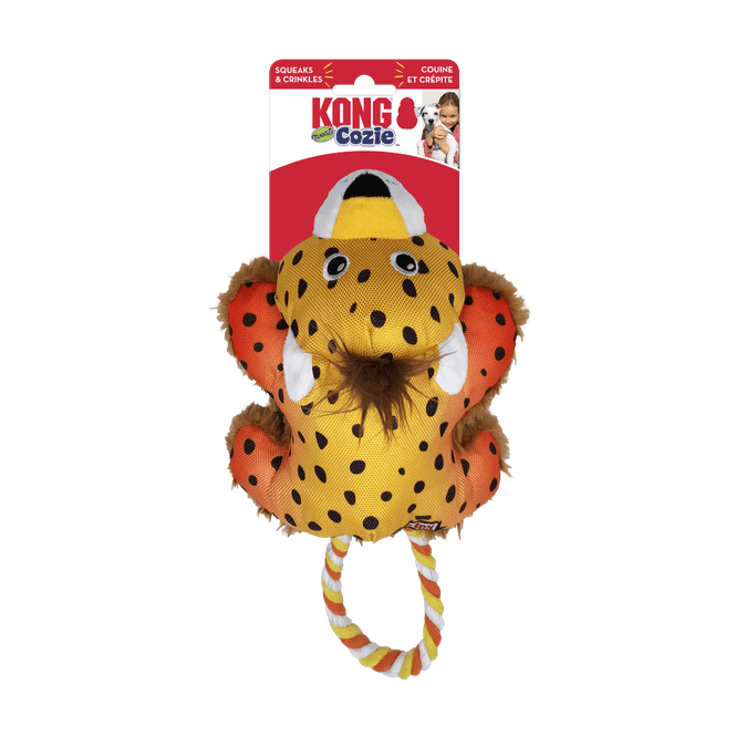 Hovedbilde Hundeleke KONG Cozie Tuggz Cheetah S/M