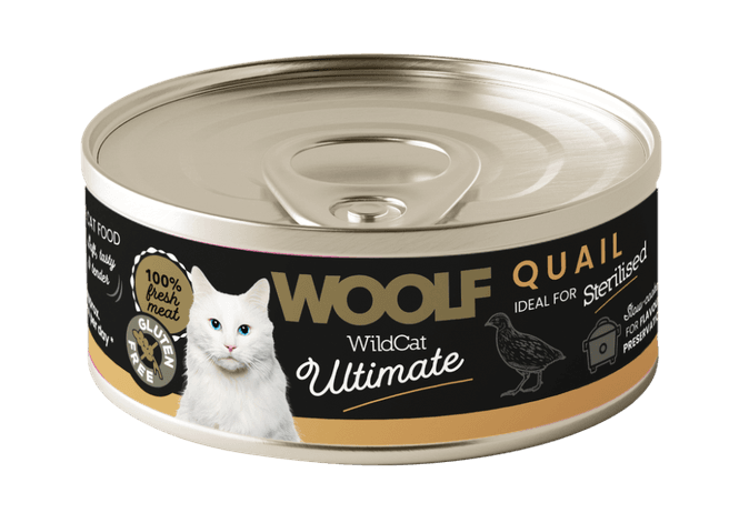 Hovedbilde WOOLF Wildcat Ultimate Kattefôr Quail Pate 85 g