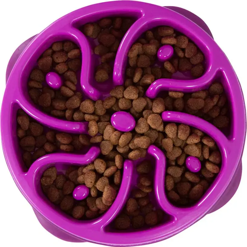 Oh Food Bowl Fun Feeder Slow-bowl Lilla 