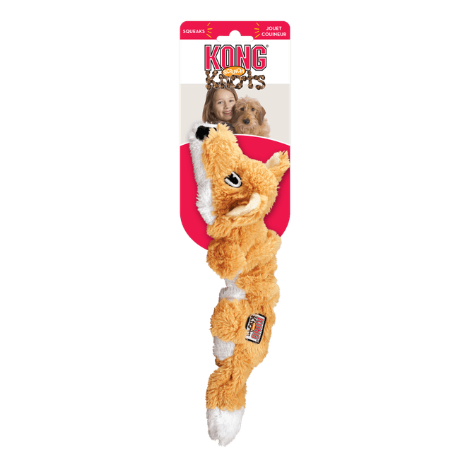 Hovedbilde Hundeleke KONG Scrunch Knots Fox