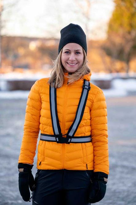 Hovedbilde Refleksvest Sort One Size